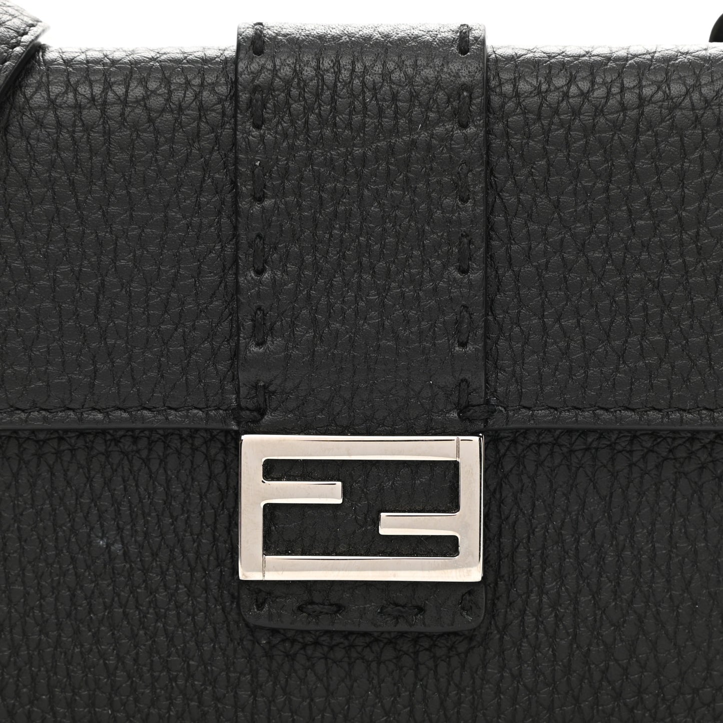 Cuoio Romano Selleria Baguette Belt Pouch Black
