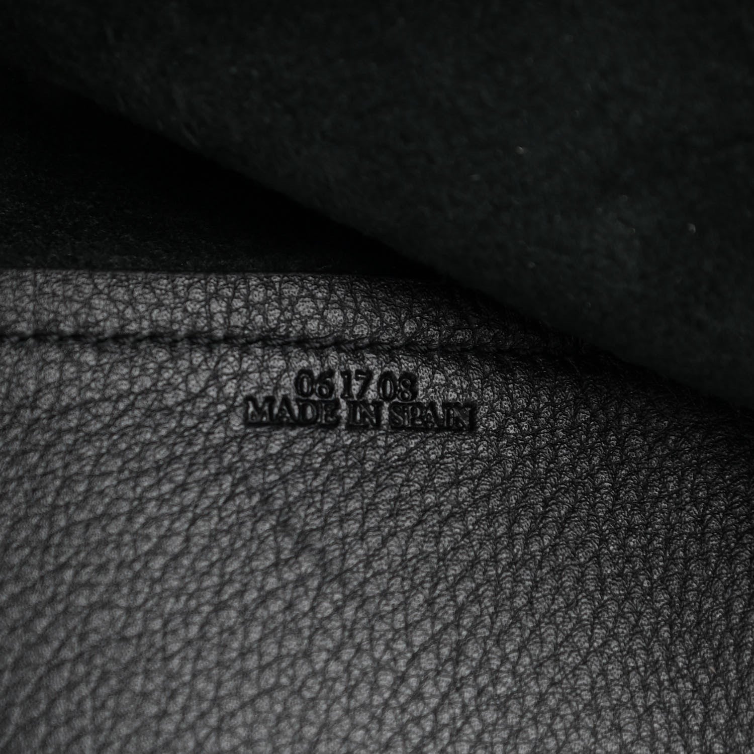 Loewe Grained Calfskin Sling Hobo Black 7 of 10