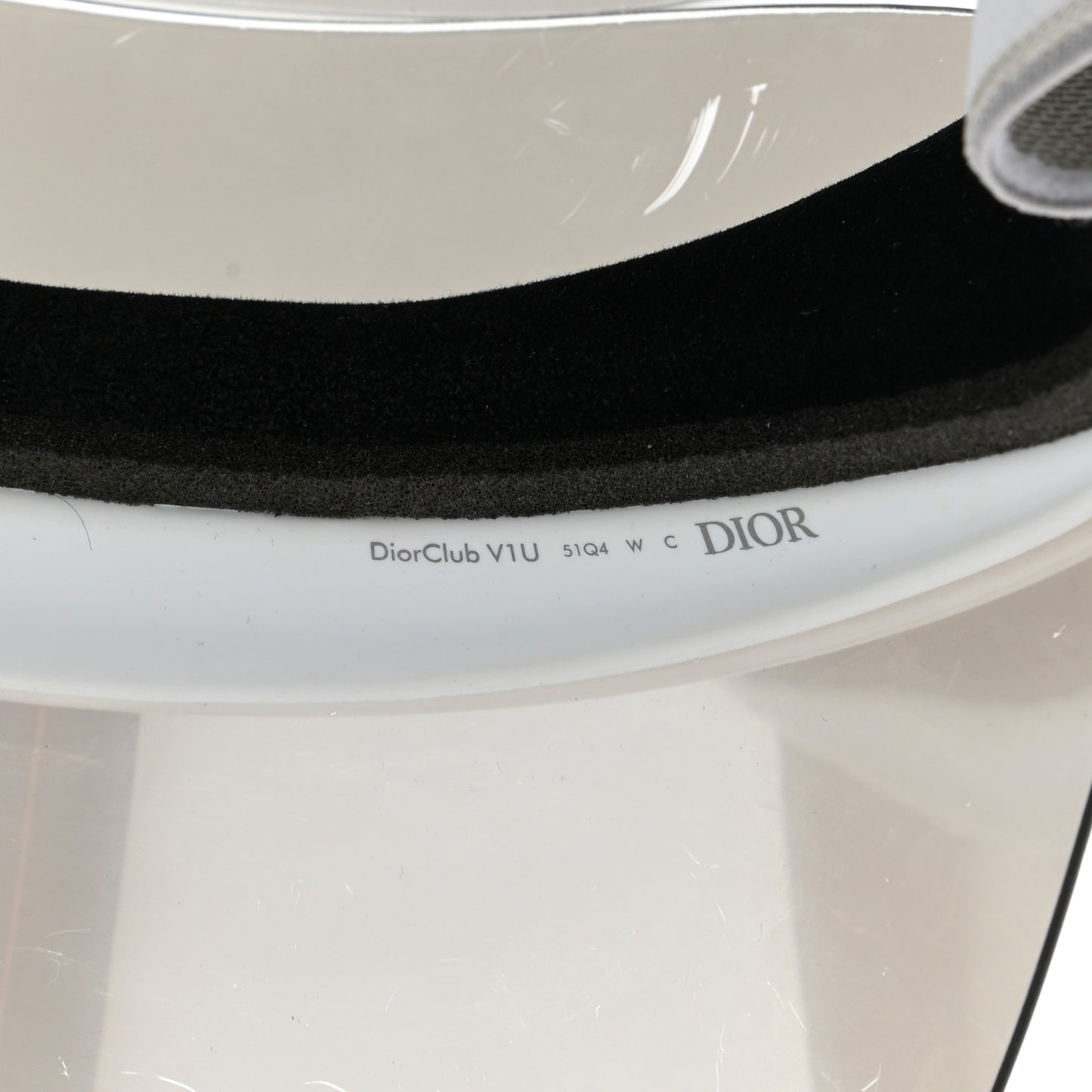 Mirrored DiorClub1 Sun Visor Grey
