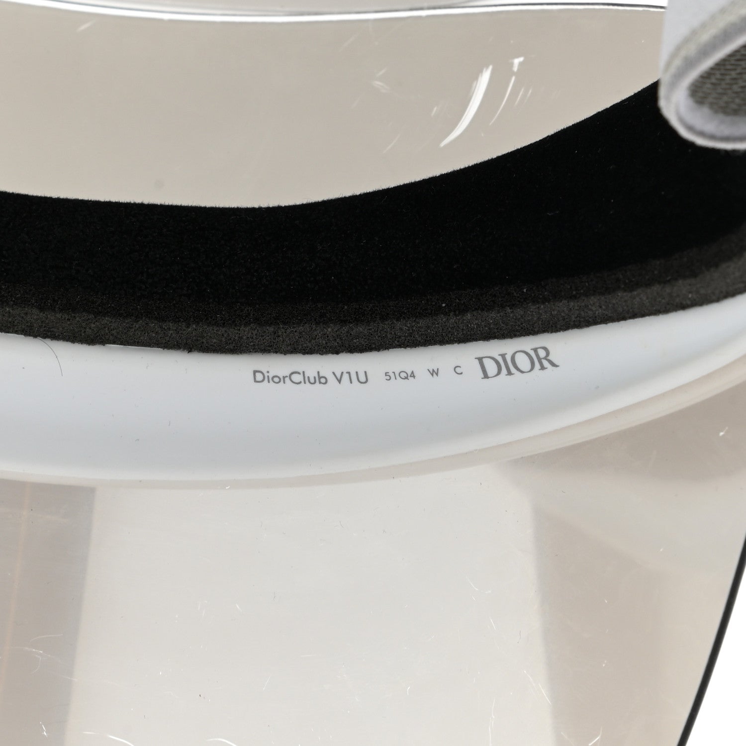 Christian Dior Mirrored DiorClub1 Sun Visor Grey 8 of 11