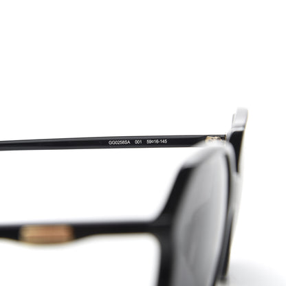 Gucci Acetate Round Sunglasses GG0258SA Black 6 of 8