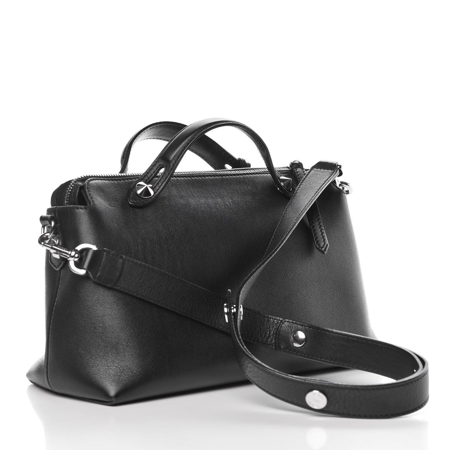 Vitello Dolce Medium By The Way Boston Bag Black