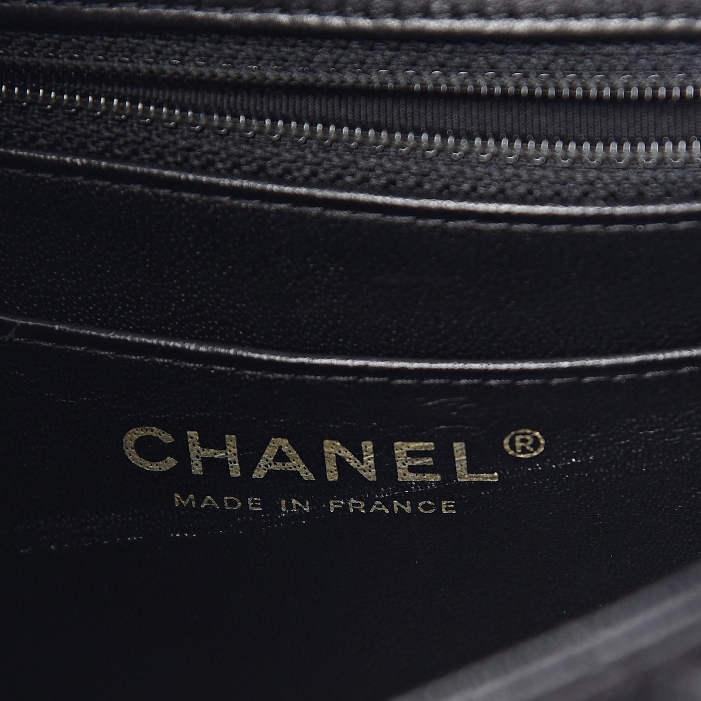 Lambskin Quilted Mini Square Flap Black