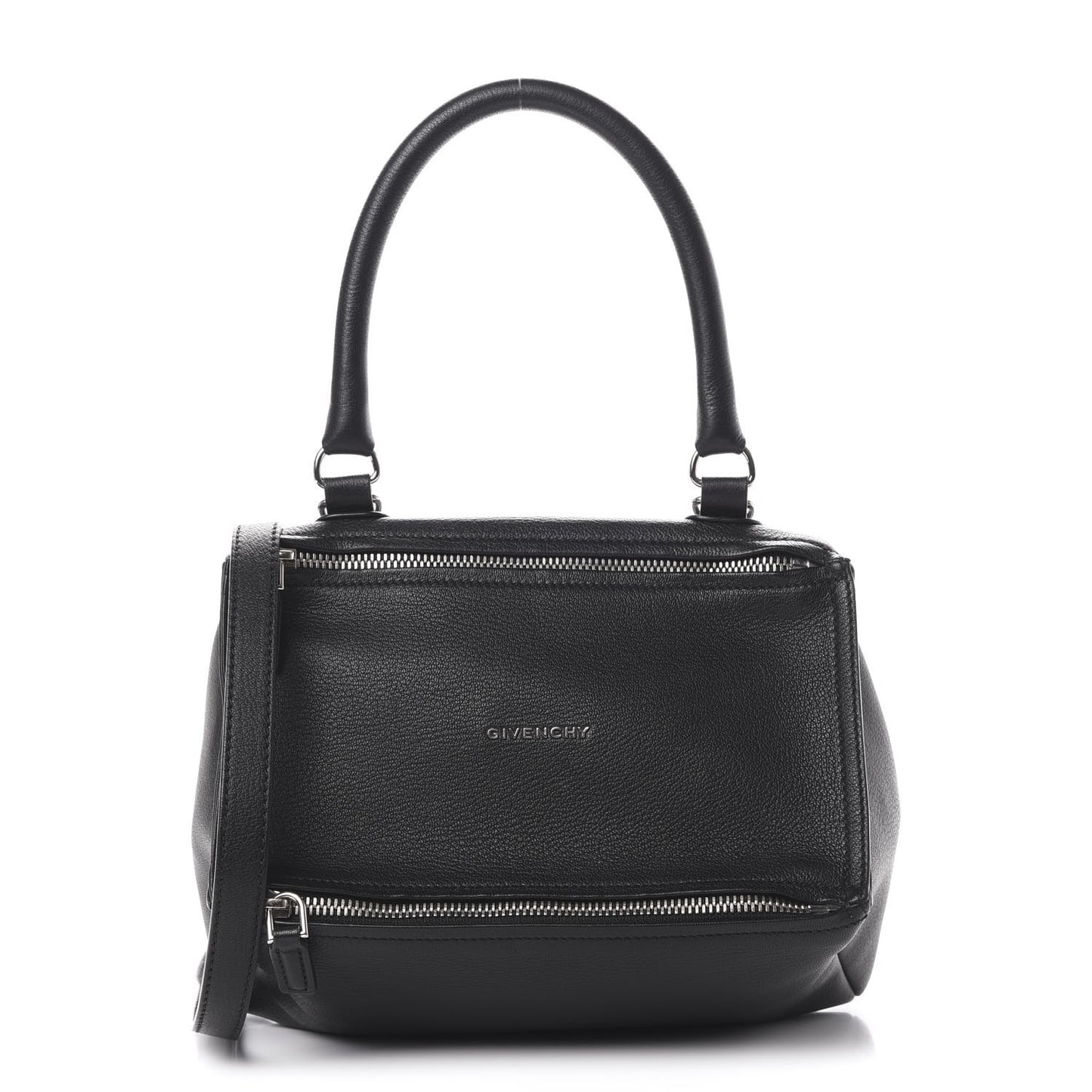 Sugar Goatskin Small Pandora Black