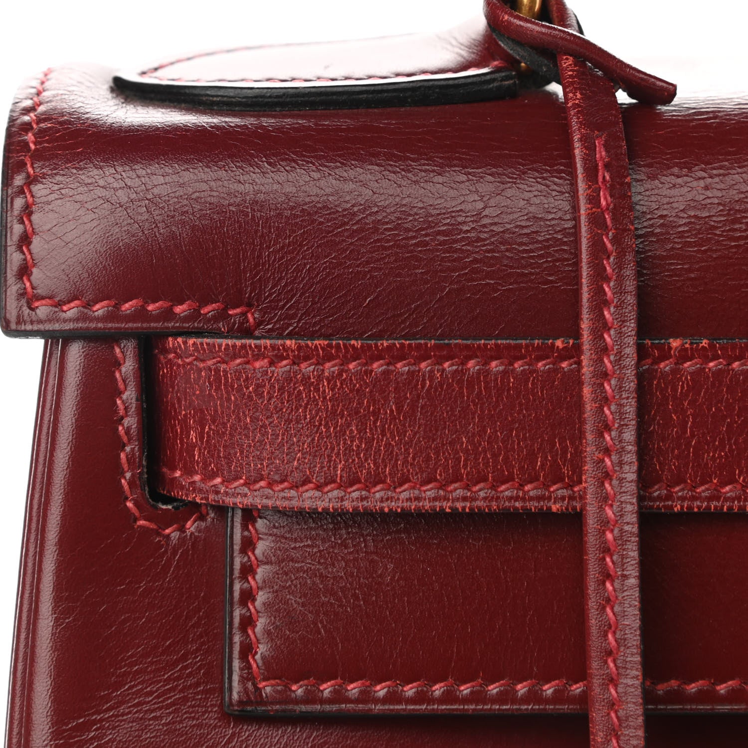 Hermes Box Kelly Retourne 28 Rouge H 20 of 25