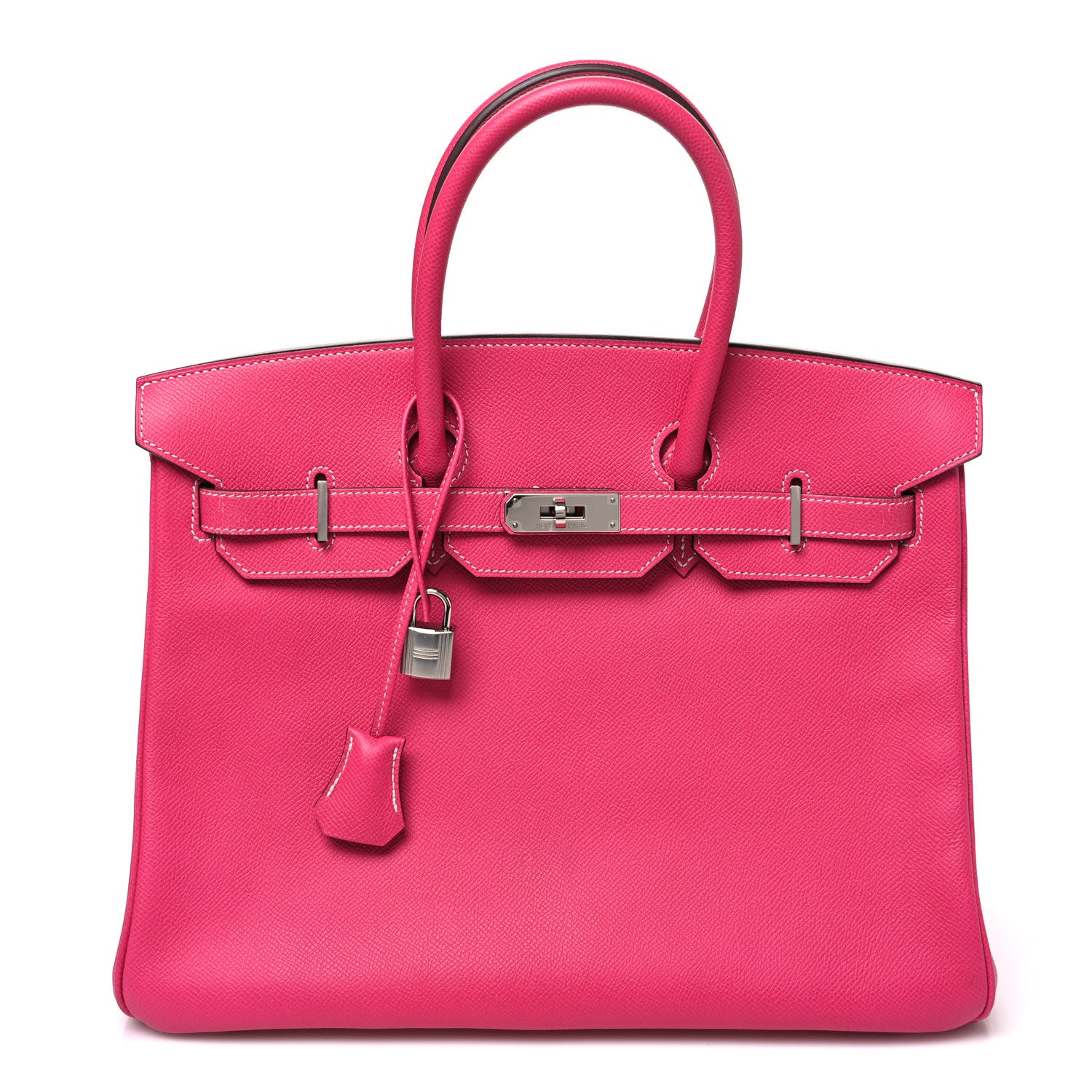 Hermes Epsom Candy Birkin 35 Rose Tyrien Tosca 1 of 10