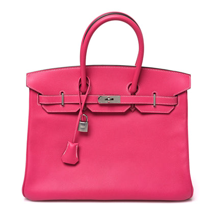 Hermes Epsom Candy Birkin 35 Rose Tyrien Tosca 1 of 10