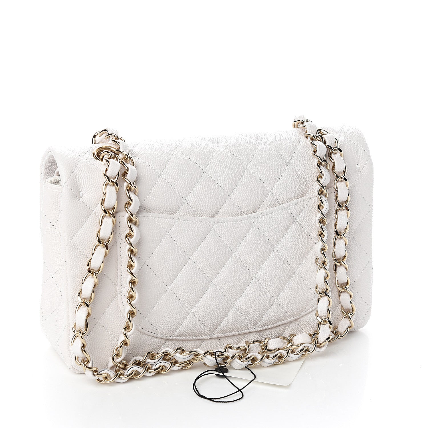 Chanel Caviar Quilted Small Double Flap White 2 of 9