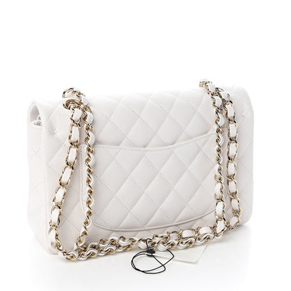 Chanel Caviar Quilted Small Double Flap White 2 of 9