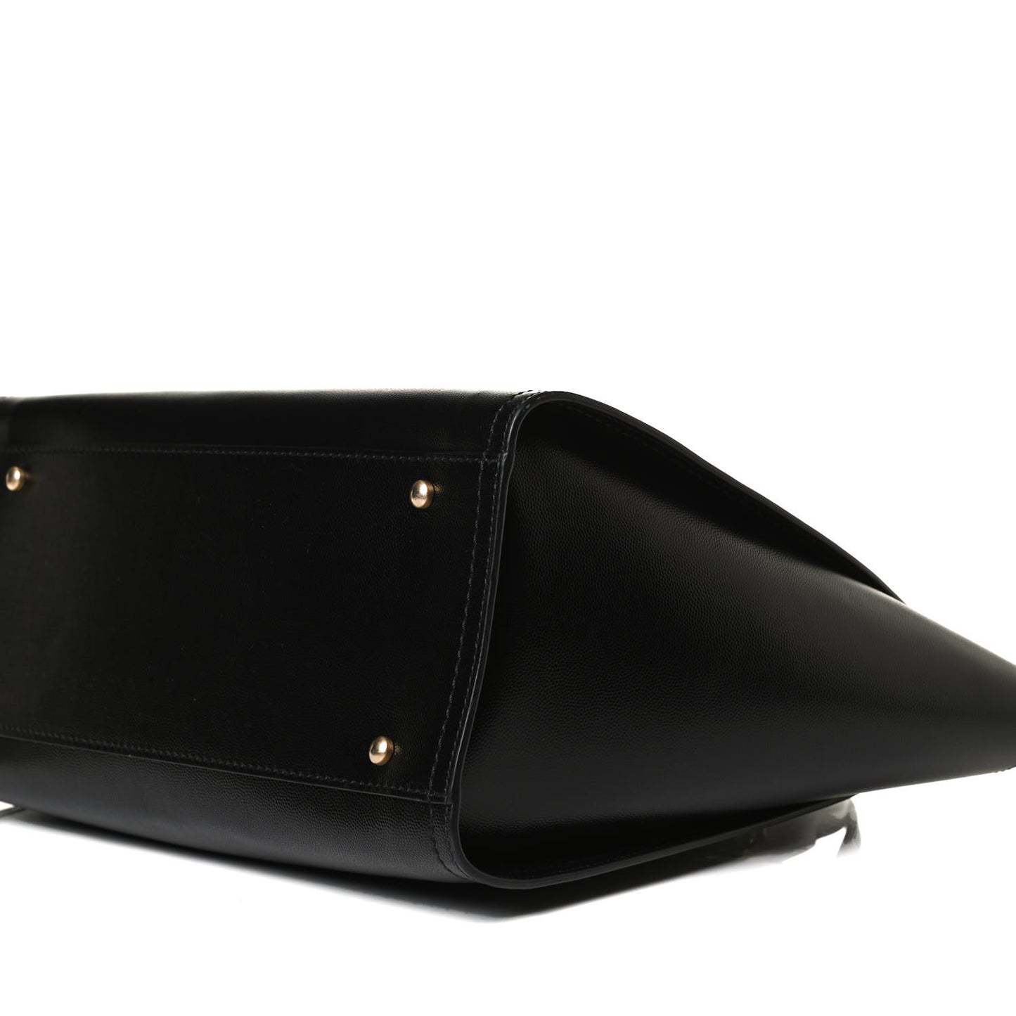 Caviar Small Studded Deauville Tote Black