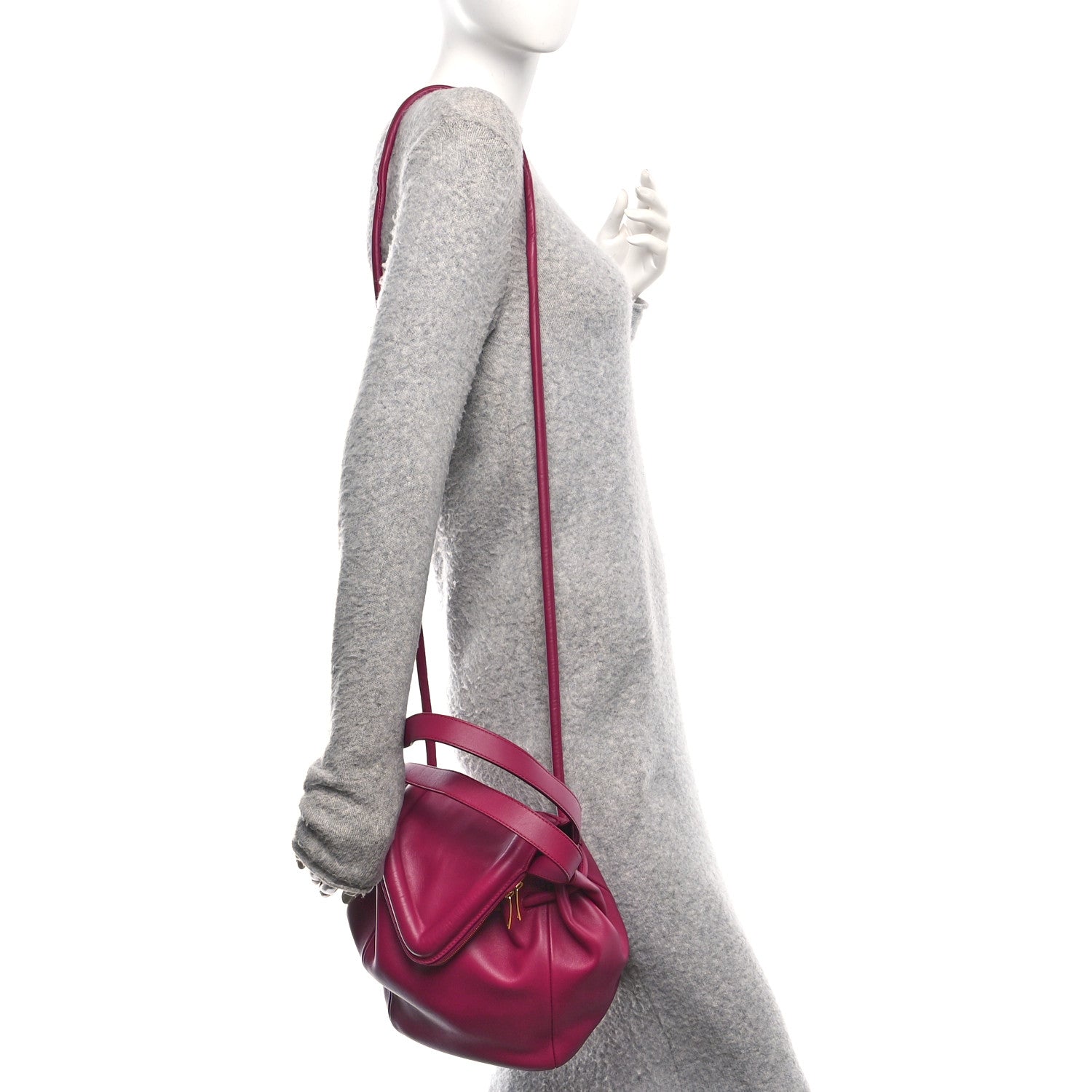 Bottega Veneta Calfskin Small Beak Tote Cinnabar 2 of 10