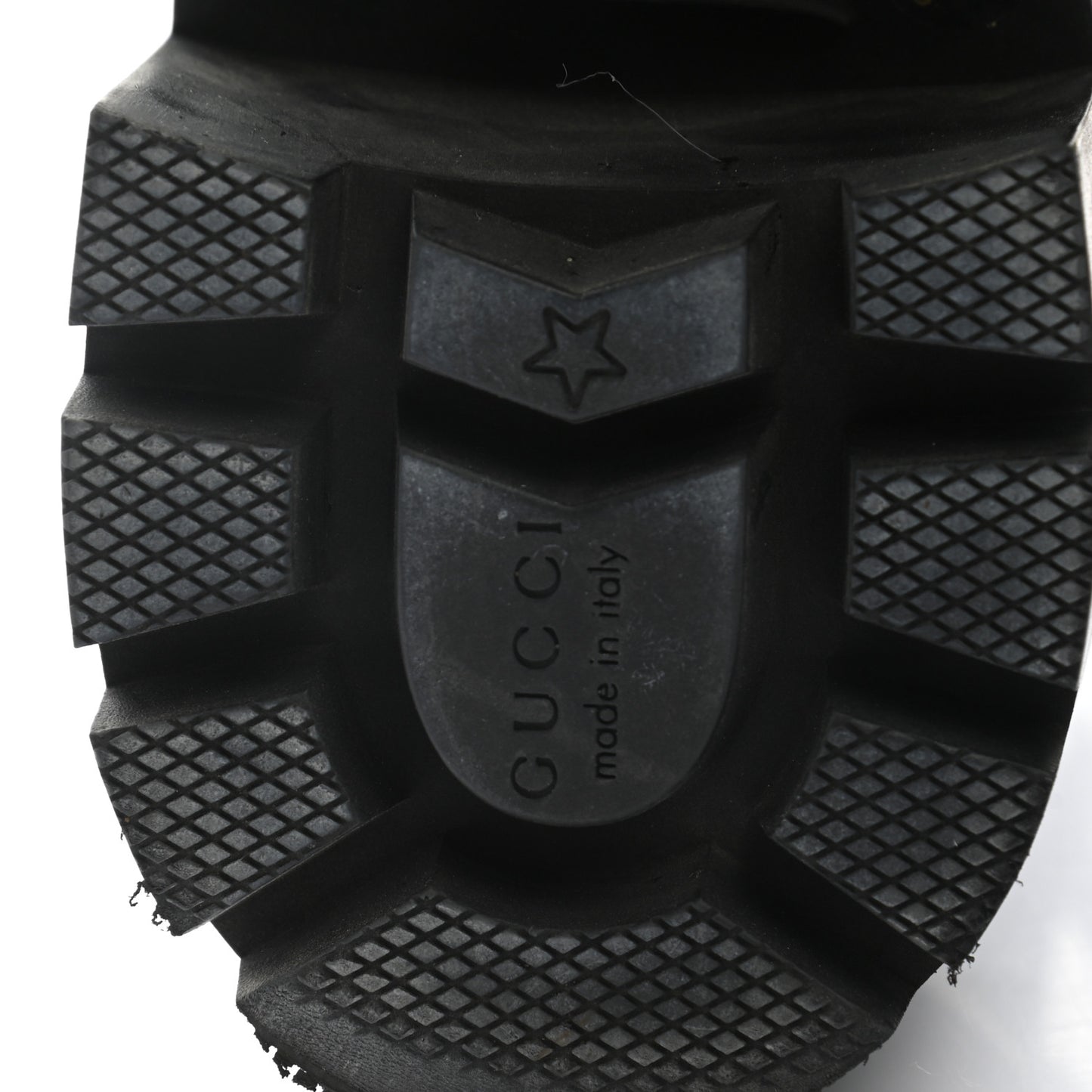 Calfskin Crystal GG Trip Chelsea Ankle Boots 37.5 Black