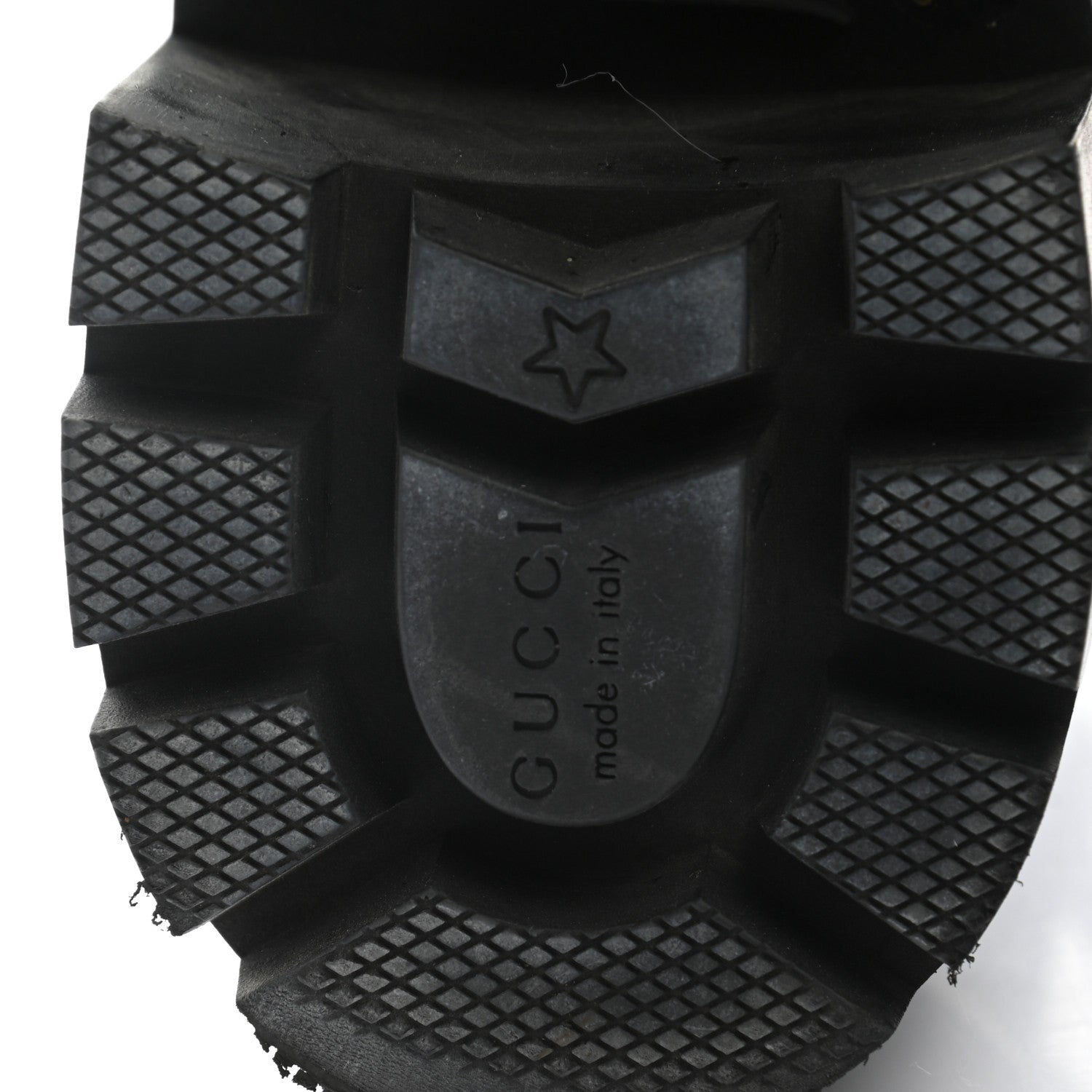 Gucci Calfskin Crystal GG Trip Chelsea Ankle Boots 37.5 Black 6 of 11