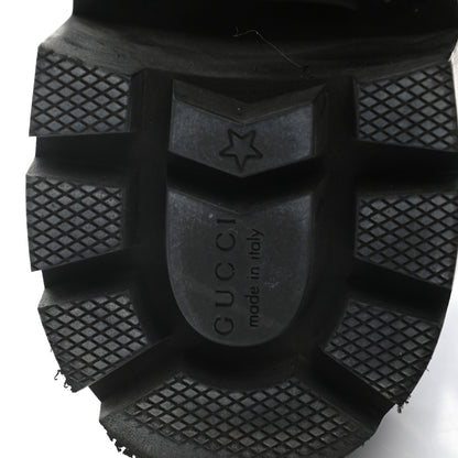 Gucci Calfskin Crystal GG Trip Chelsea Ankle Boots 37.5 Black 6 of 11