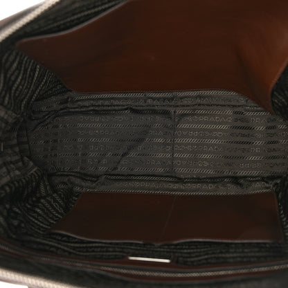 Prada Vitello City Travel Briefcase Bruciato 5 of 10