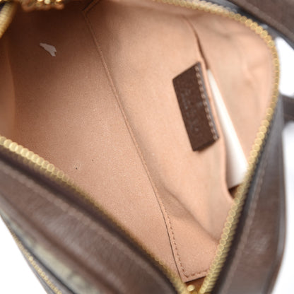 Gucci GG Supreme Monogram Web Mini Ophidia Shoulder Bag Brown 5 of 10