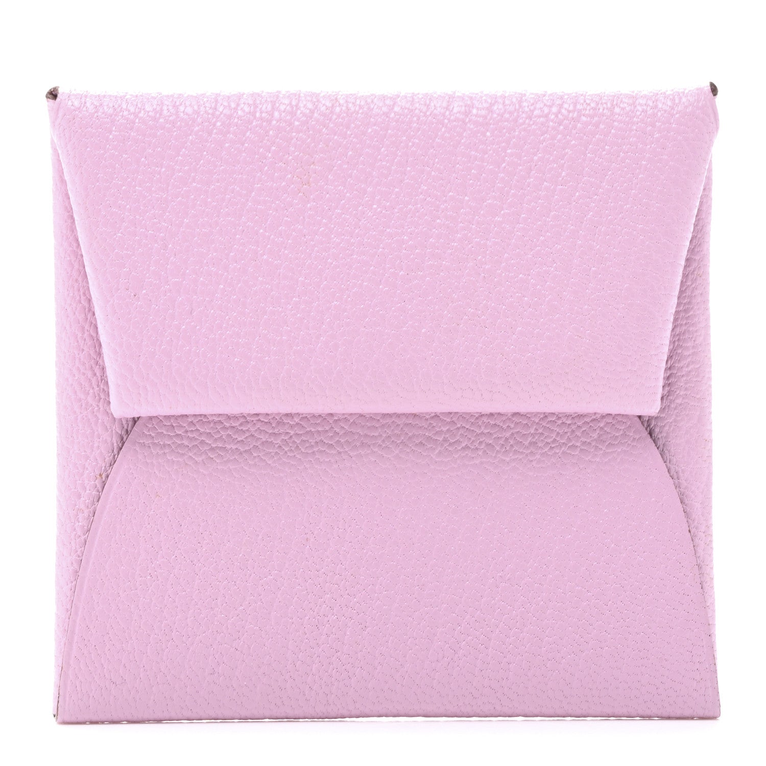 Hermes Chevre Mysore Bastia Coin Purse Mauve Sylvestre 1 of 9