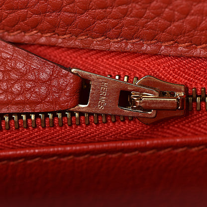 Hermes Togo Kelly Retourne 35 Vermillion 20 of 41