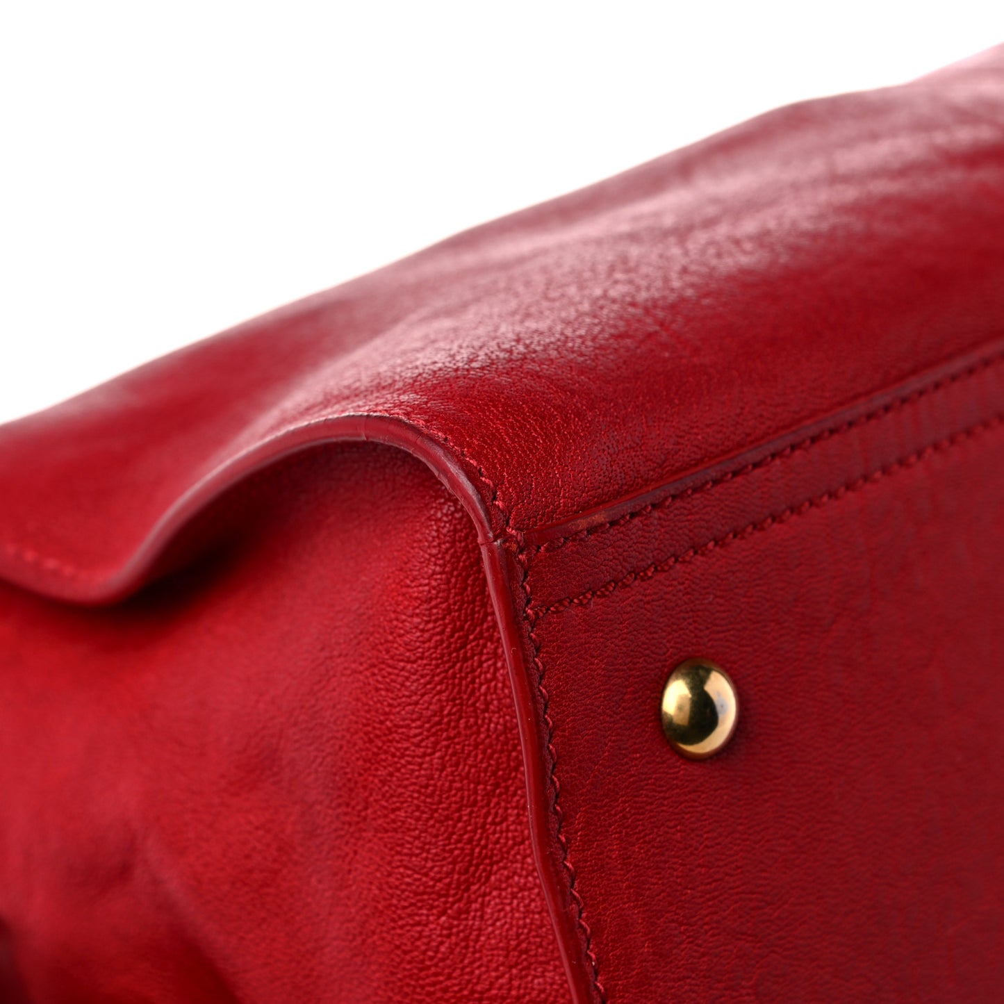 Sheepskin Medium Cabas ChYc Red