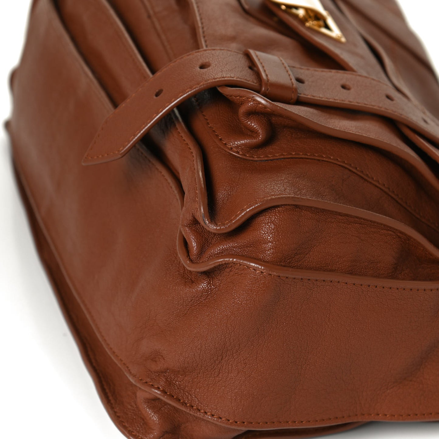 Lambskin Medium PS1 Satchel Saddle