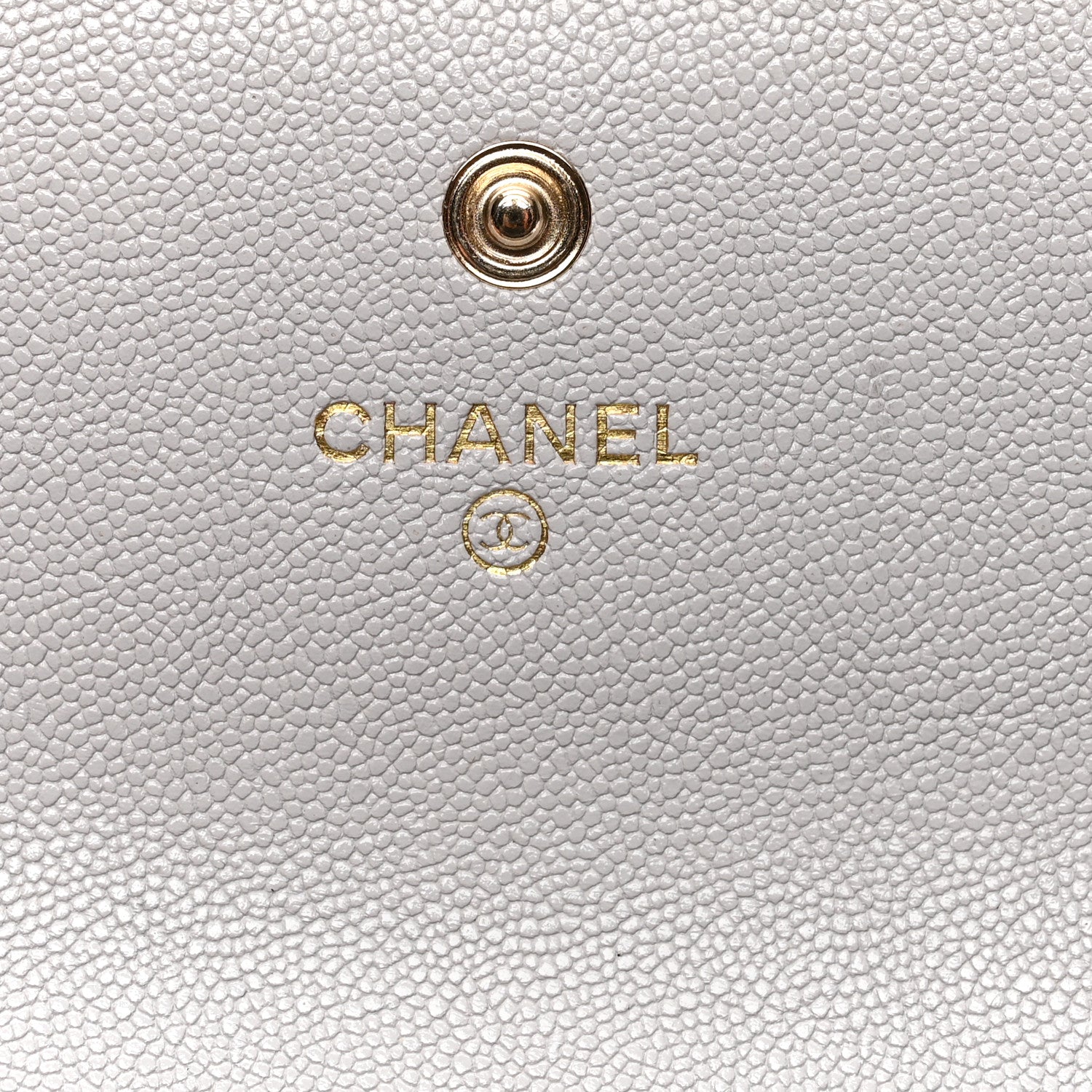 Chanel Caviar Quilted Large Boy Gusset Flap Wallet Grey 6 of 8