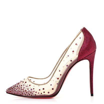 Christian Louboutin Crystal Strass Follies 100 Pumps 39 1 of 7
