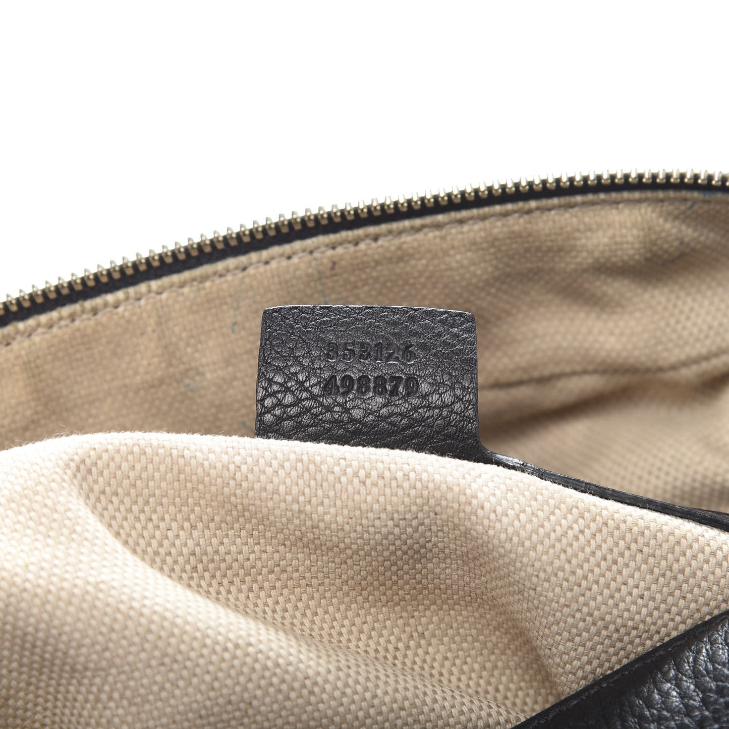 Pebbled Calfskin Medium Soho Bowler Black