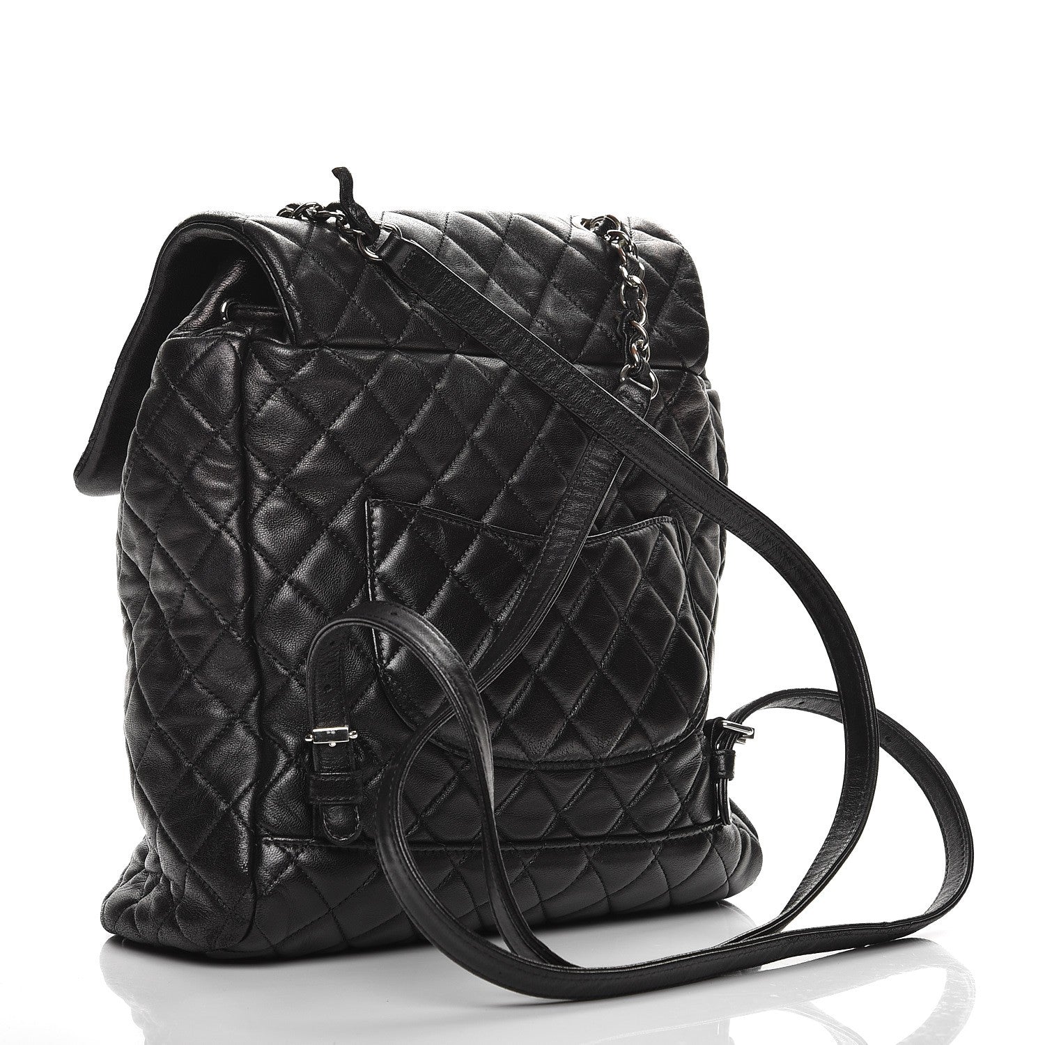 Chanel Lambskin Quilted Large Urban Spirit Backpack Black 3 of 8