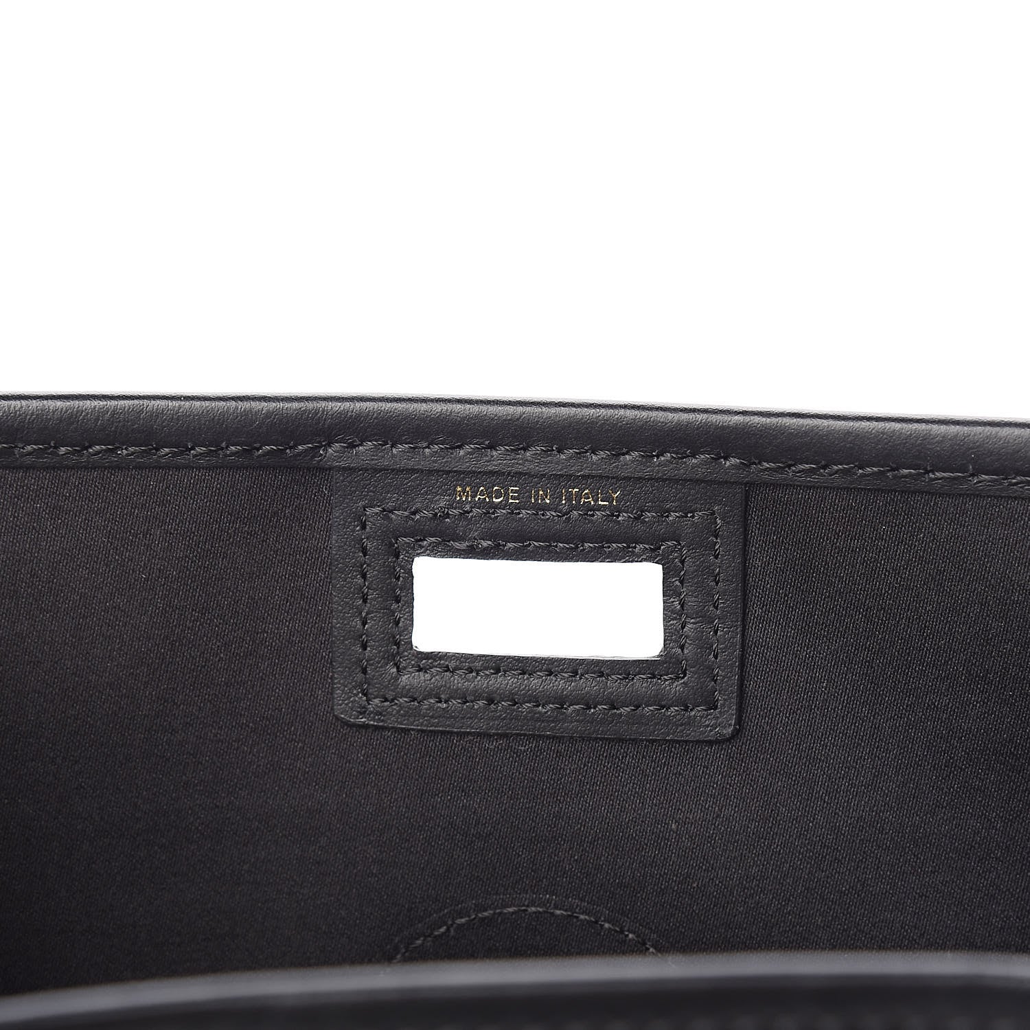 Fendi Glazed Fabric Vitello Century FF 1974 Stamp Patch Mini Peekaboo Defender Cover Mogano Panna Black 6 of 7