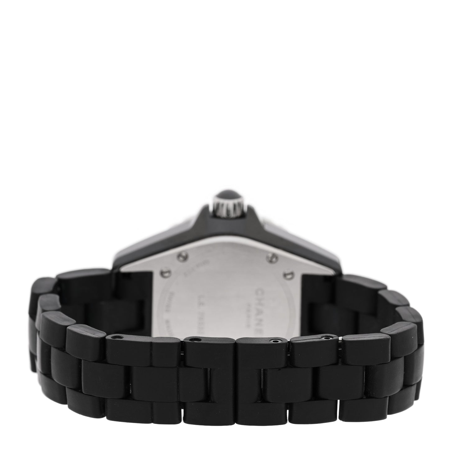 Stainless Steel Matte Ceramic 33mm J12 Quartz Watch Black