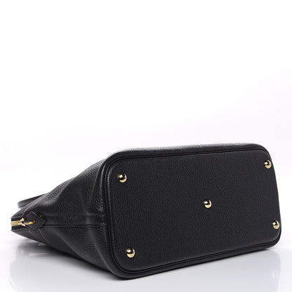 Hermes Taurillon Clemence Bolide 35 Black 5 of 11
