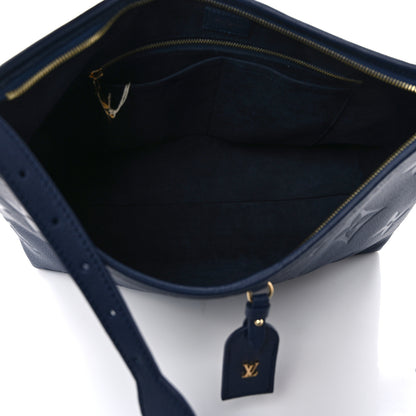 Louis Vuitton Empreinte Monogram Giant Carryall MM Navy 6 of 9