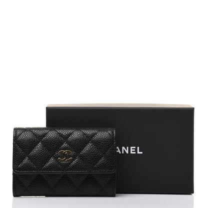 Chanel Caviar Quilted Flap Card Holder Black 11 of 11