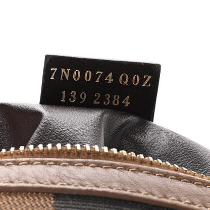 Fendi Pequin Vitello Pouch Tobacco Foresta 8 of 13
