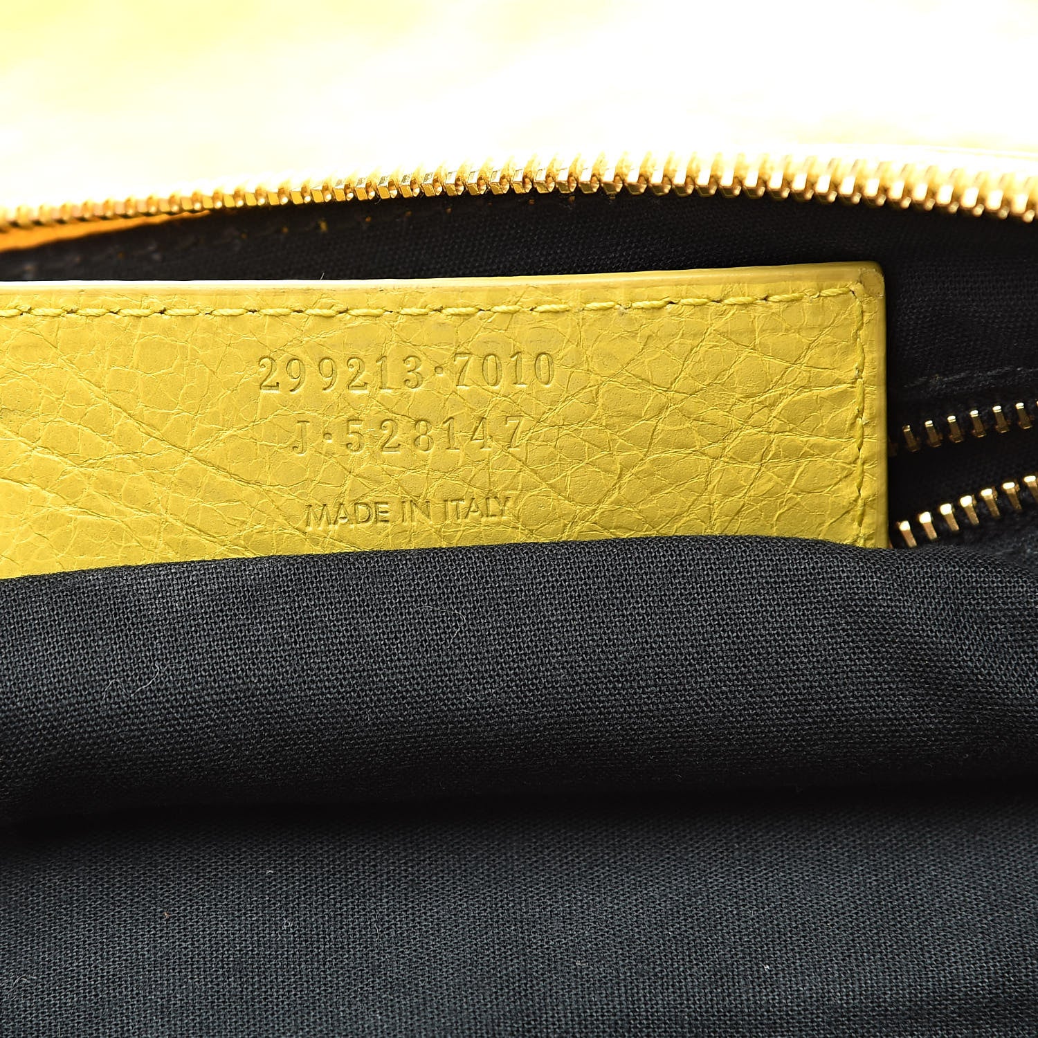 Balenciaga Agneau Giant 12 Gold Hardware Flat Handle Clutch Curry 9 of 9