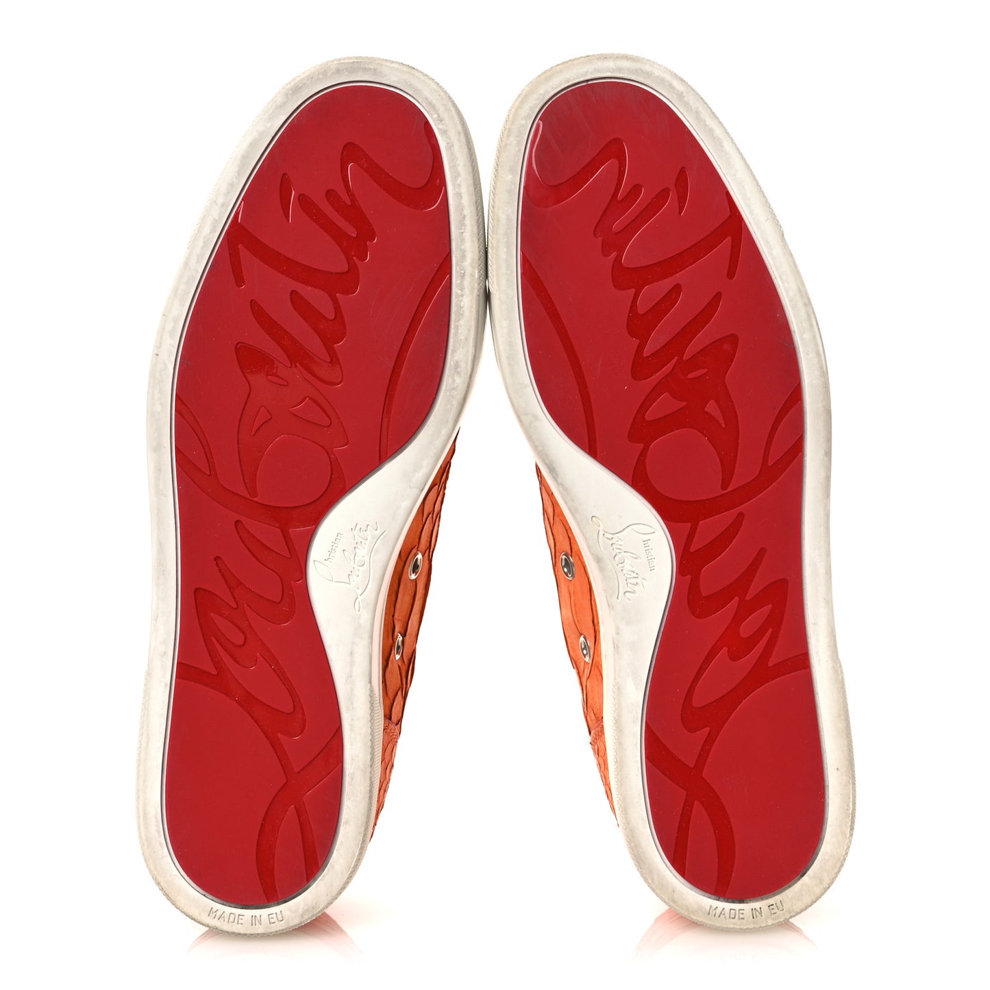 Snakeskin Mens Rantulow Flat Sneakers 40 Papaye