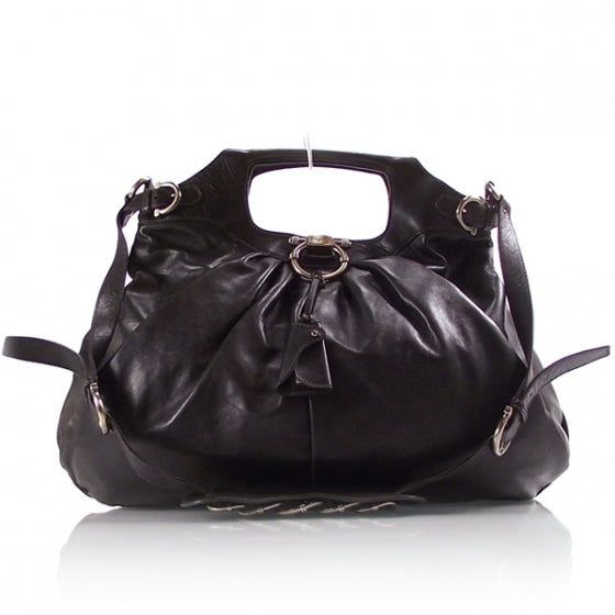 FASHIONPHILE SALVATOREFERRAGAMOGancioWaveFrameBag 1 of 10