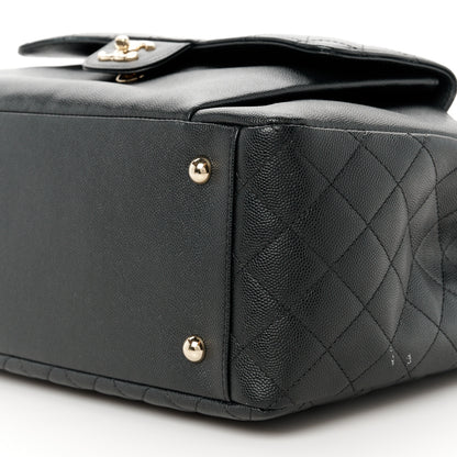 Chanel Caviar Quilted Pocket Large Tote Black 10 of 11