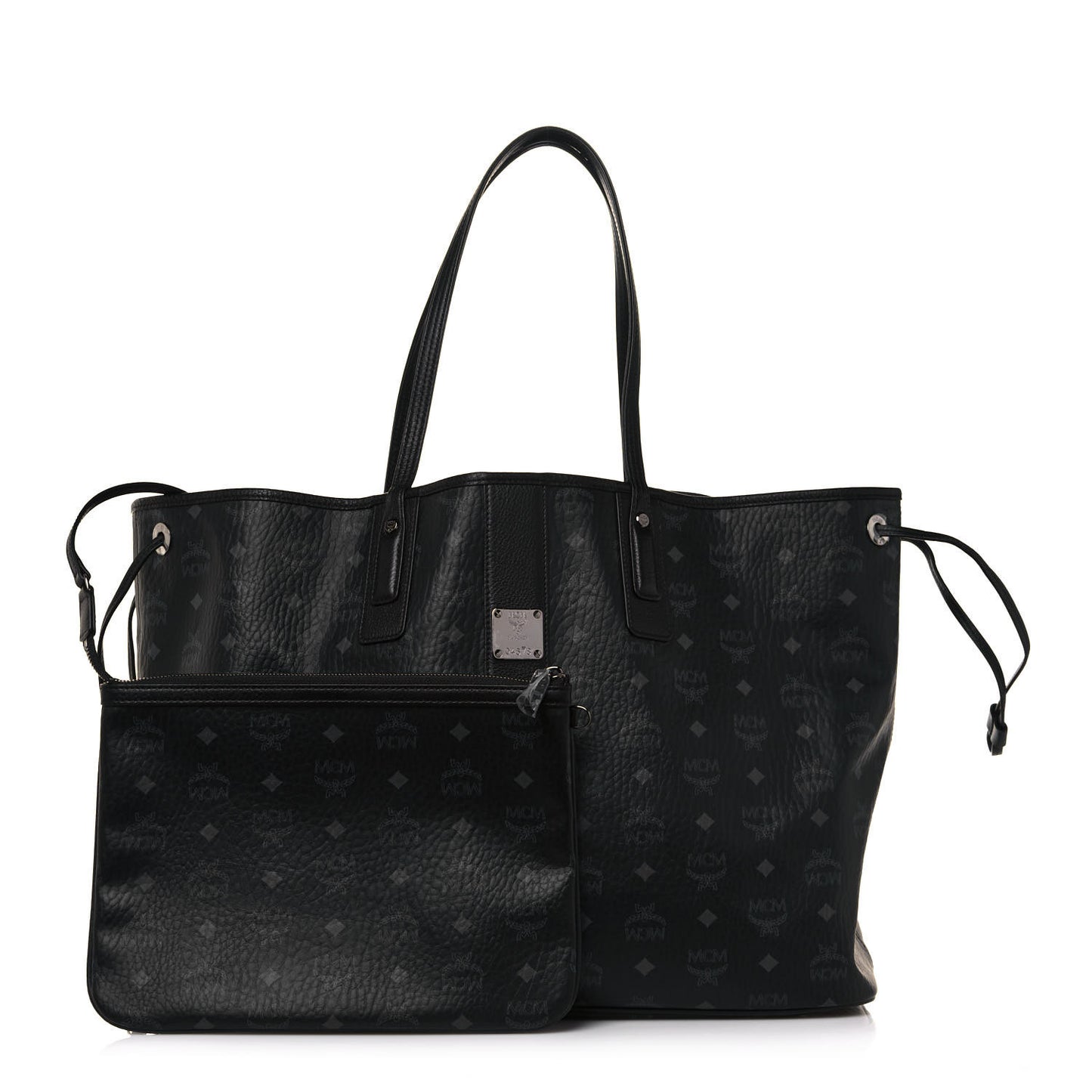 Visetos Large Liz Reversible Shopper Tote Black