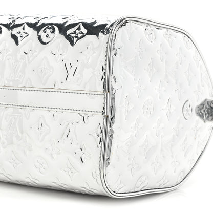 Louis Vuitton Monogram Miroir Speedy 30 Silver 6 of 8