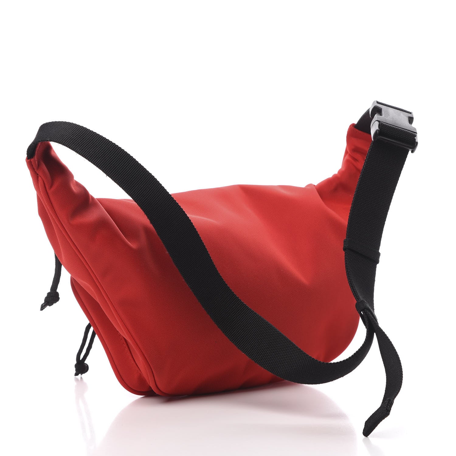 Balenciaga Nylon Crest Logo Embroidered Explorer Beltpack Bright Red 3 of 10