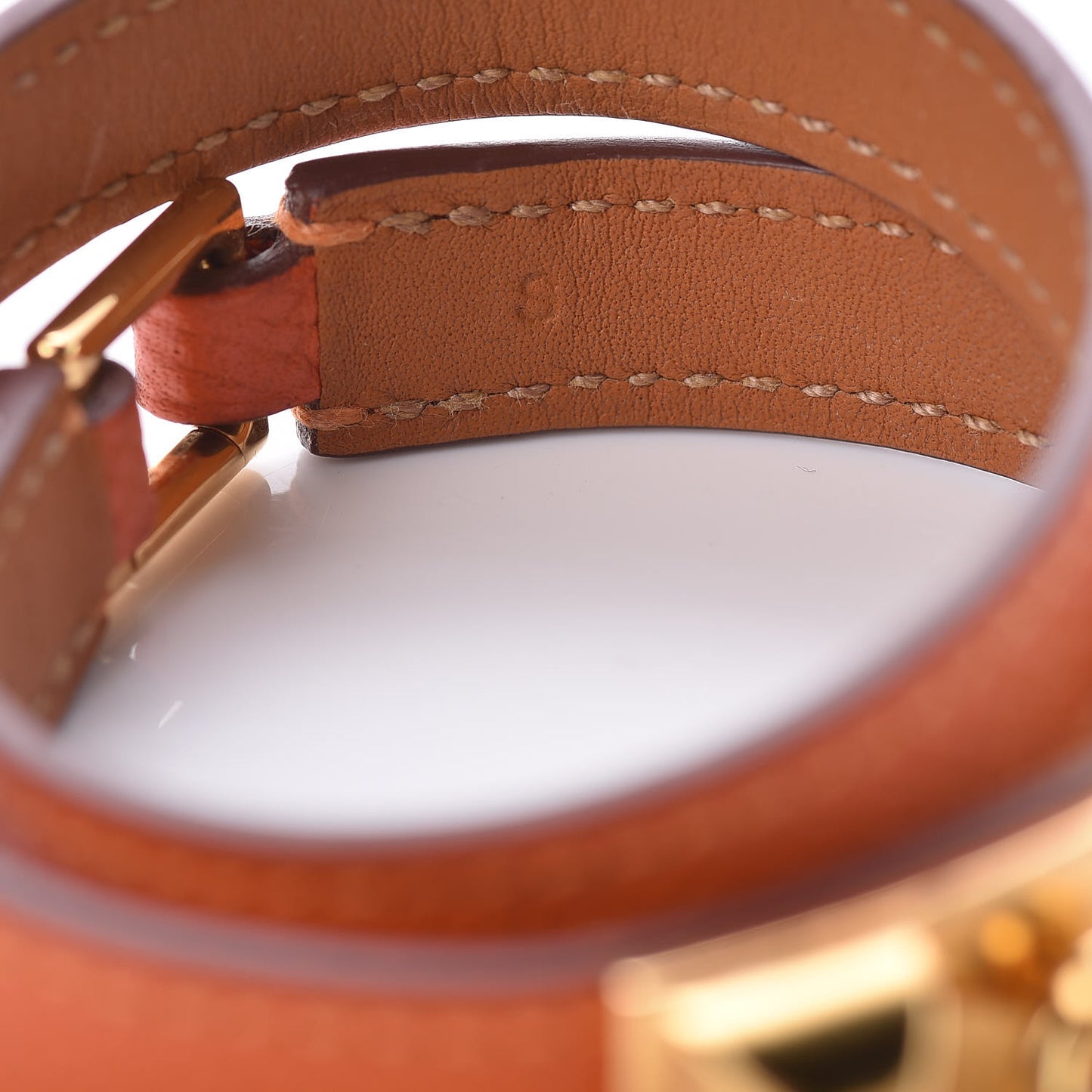 Epsom Rivale Double Tour Bracelet S Orange