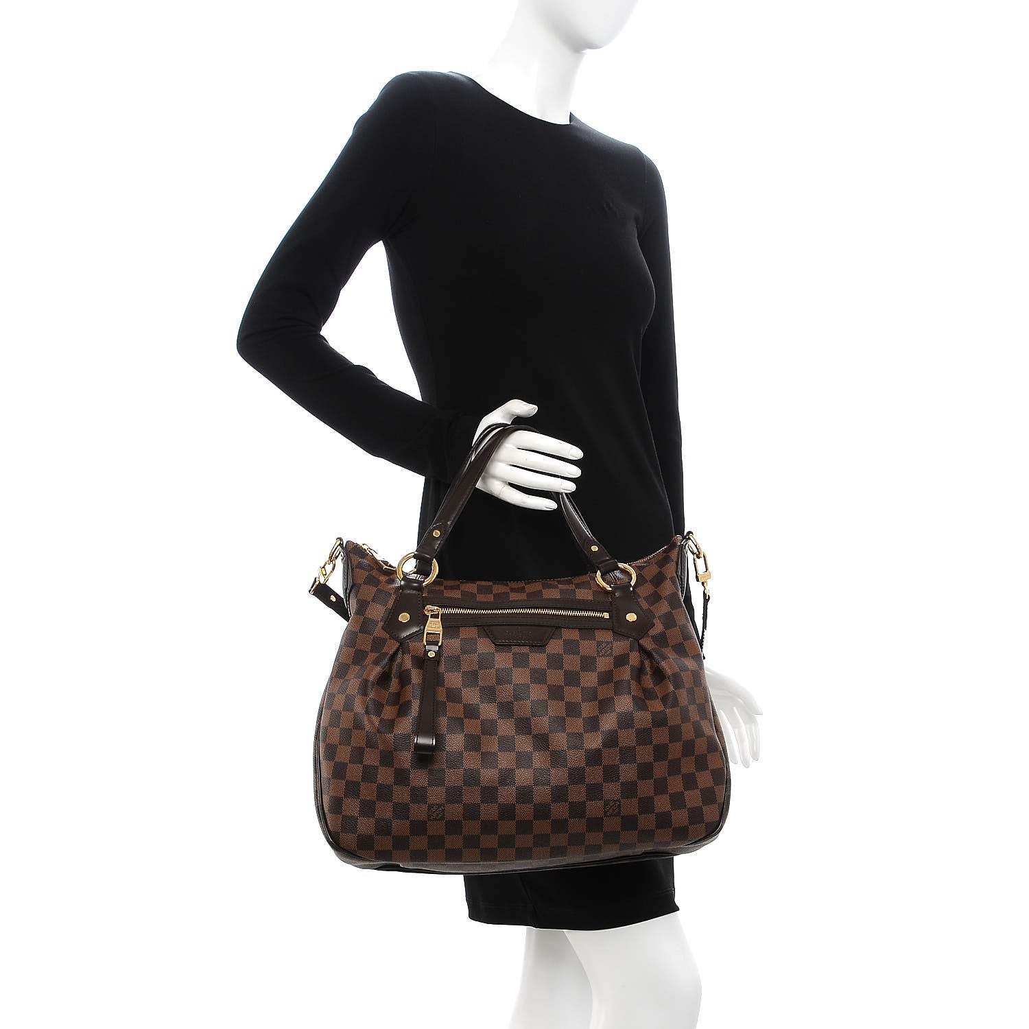 Louis Vuitton Damier Ebene Evora MM 3 of 7