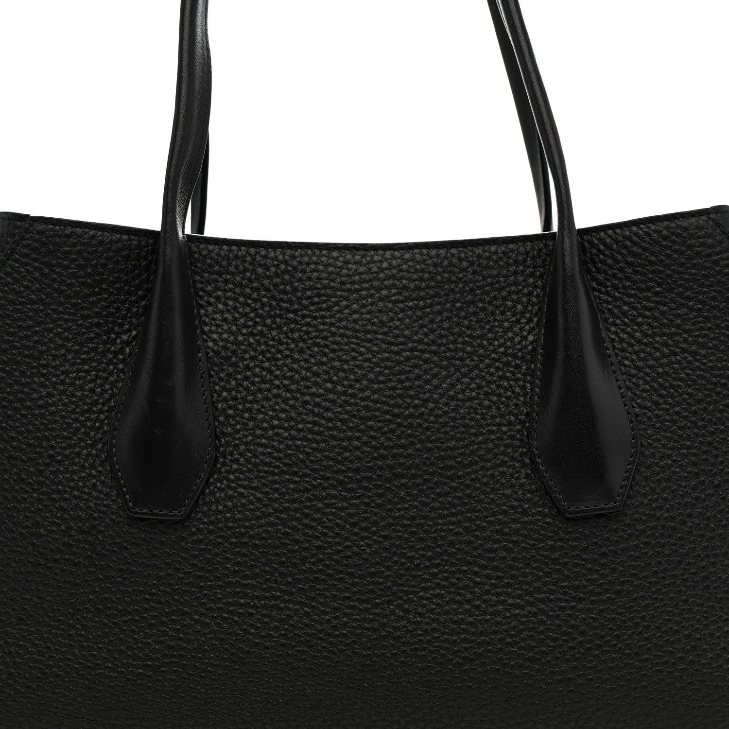 The Row Grained Calfskin Alger Shoulder Bag Black 7 of 9
