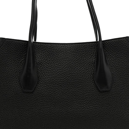 The Row Grained Calfskin Alger Shoulder Bag Black 7 of 9