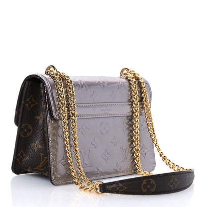 Louis Vuitton Vernis Epi Monogram Wynwood Metallic Taupe Grey 3 of 12