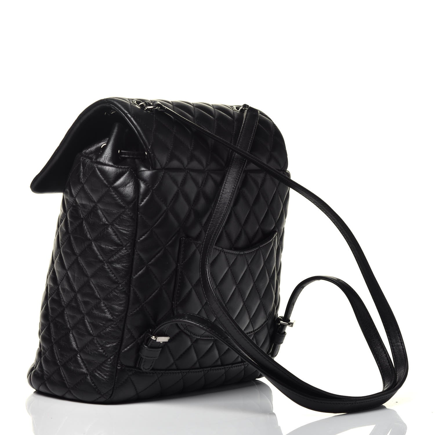 Chanel Lambskin Quilted Large Urban Spirit Backpack Black 3 of 9