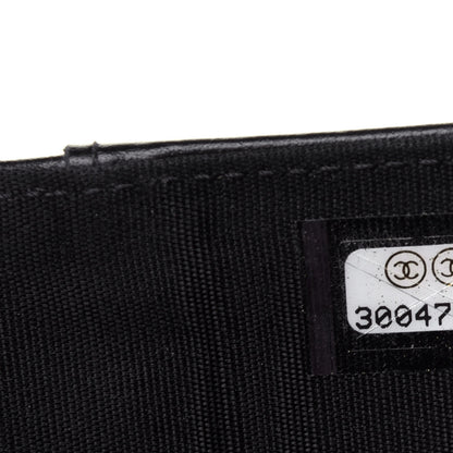 Chanel Caviar Quilted Small Boy Flap Wallet Black 9 of 13