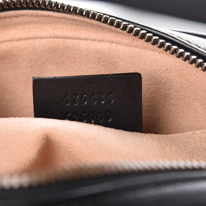 Gucci Calfskin Matelasse GG Marmont Belt Bag 95 38 Black 7 of 8