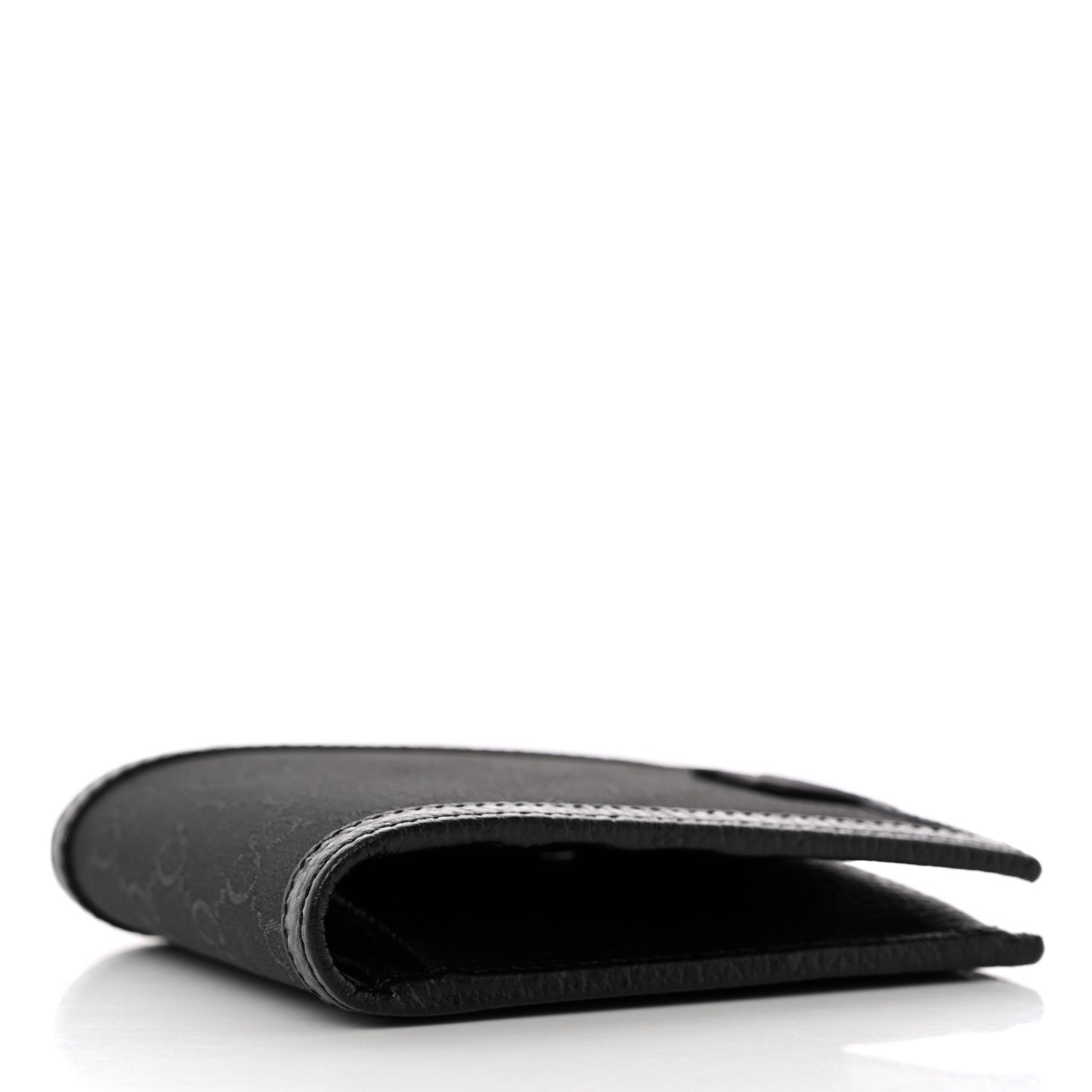 Nylon Monogram Bi-Fold Wallet Black